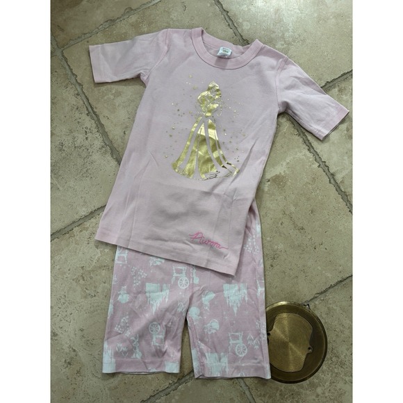 Hanna Andersson Other - HANNA ANDERSSON Disney Pink Aurora Organic Short pajamas, Size 150 (12)